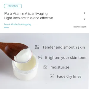 Bleaching Cream Private Label Skin Body Night Moisturizer Vitamin C Collagen Anti Age Wrinkle Facial Moisturizing Whitening Face Retinol Cream