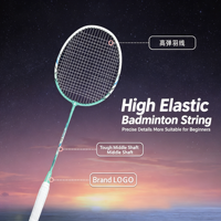 Raqueta de Bádminton Ultraligera de Fibra de Carbono, Núcleo de Panal para Torneos Profesionales, Máxima Rotación, Empuñadura de PU, Construcción Duradera de Alta Calidad, GQK GC5157