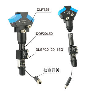 Pinces de serrage amortissantes DLGP20-20-15 à pattes de chat, pinces à goupille GSP20-20, amortisseur - Product Image 1