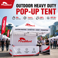 Carpa Plegable FEAMONT para Puestos de Mercado y Ferias Comerciales, Refugio Impermeable Desplegable, Proveedor de Fábrica OEM