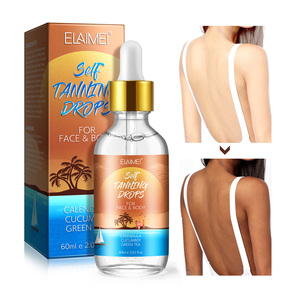 ELAIMEI Siero Autoabbronzante Naturale ed Efficace per Viso e Corpo, Gocce Autoabbronzanti con Protezione Solare e Correzione del Colore - Product Image 1