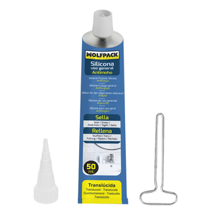 Tubo in Silicone Acido 50 cc. Trasparente - Product Image 1