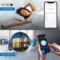 40W RGBW Tuya App WiFi Smart LED Panel Light Dimmable CCT Slim Encastré Carré pour Plafond Décoration Éclairage