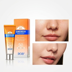 Crème solaire <span class=keywords><strong>BB</strong></span> SPF50+ légère, <span class=keywords><strong>non</strong></span> <span class=keywords><strong>grasse</strong></span>, correctrice, éclaircissante, crème solaire vegan pour le visage, pour un usage quotidien - Product Image 4
