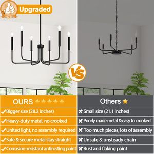 Lampes suspendues <span class=keywords><strong>LED</strong></span> réglables modernes AB, incontournables, en fer, pour plafonds, petit design, style maison, lustre <span class=keywords><strong>noir</strong></span>, 3 ans - Product Image 3