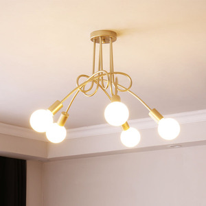 <span class=keywords><strong>Luminaire</strong></span> suspendu de style industriel, lustre rétro créatif simple pour restaurant, salle à manger et cuisine - Product Image 1