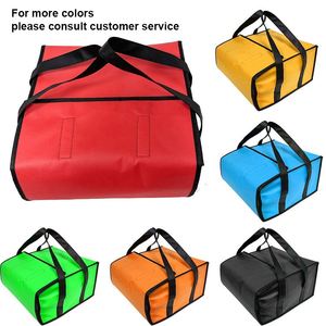 Sac isotherme de livraison de pizza en non-tissé imperméable, personnalisable, couleur unie, pour garder les aliments au chaud - Product Image 4