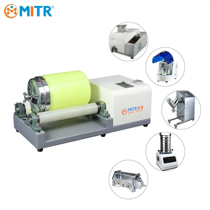 Fine Powder Grinding Mill Machine/Laboratory Jar Roller Mill GMS5-1/ Lab Rolling Ball Mill  Mini Roll Ball Mill