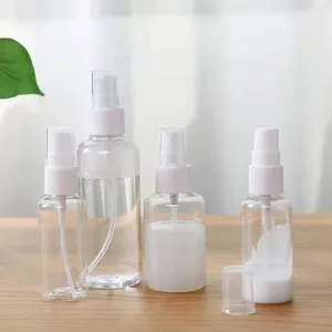 2021 kaliteli ince sis sprey şişesi 30ml 60ML 120ml sprey şişeleri temizleme çözümleri bote plastico 100 ml