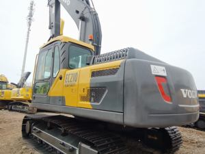 Excavadora sobre orugas Volvo EC210 y segura de segunda mano con componentes de núcleo PLC de engranaje de motor de bomba de motor estable de calidad garantizada - Product Image 3