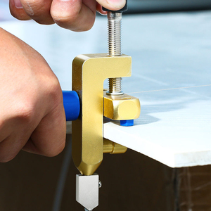 2 In 1ガラスセラミックタイルカッターナイフ付きホイールローラーカッター切断機オープナーブレーカーツールアクセサリー - Product Image 3