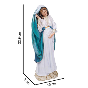 <strong>Wholesale</strong> Handmade Custom Resin Mother Pregnant Mary <strong>Statue</strong> for Home Decor <strong>Religious</strong> Lady of Hope Catholic Figurine