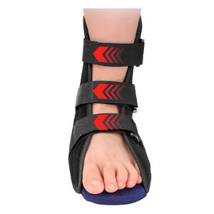 Orthèse de correction du pied pour bébé Descon, attelle à sangle en T, noir-bleu, taille unique, Dzx-001, pour le soutien des pieds tombants et de la pronation - Product Image 1