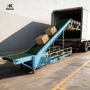 สายพานลำเลียงแบบปรับความเร็วได้ HEKON สำหรับคลังสินค้า รถบรรทุก ตู้คอนเทนเนอร์ ขนถ่ายสินค้าอัตโนมัติ สายพานลำเลียงแบบยืดหดได้ - Product Image 6