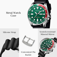 Montre à quartz pour homme BEN NEVI, calendrier lumineux populaire, BN3017G, montre de sport pour homme, montre étanche