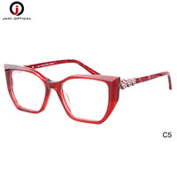 Lunettes de mode avec logo du client Lunettes de designer Monture en acétate Monture de lunettes optiques pour femmes