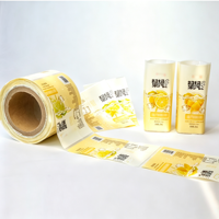 Film rétractable thermoscellé durable à succès, impression personnalisée, étiquette rétractable pour l'emballage des bouteilles de boissons