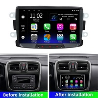 Autoradio HD IPS pour Dacia Sandero Duster Renault Captur Lada Xray 2 Logan 2 Navigation GPS Wifi Lecteur multimédia Android