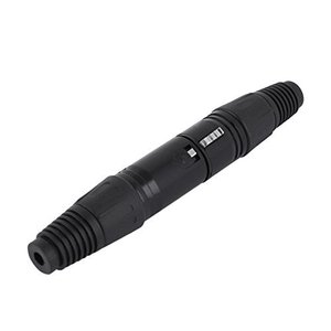 XLR 3 Pin Nam + Nữ âm thanh Adapter Đen Microphone nối KTV loa cắm âm thanh kết nối - Product Image 5