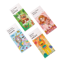 Livres de peinture aquarelle scintillants 20 pages Mini livre de peinture aquarelle de poche