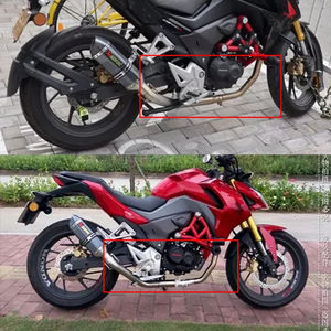 Sistema de silenciador de tubo medio de enlace medio para motocicleta <span class=keywords><strong>Honda</strong></span> CBF190R CB190R CBF190X para <span class=keywords><strong>Honda</strong></span> CBF190 - Product Image 6