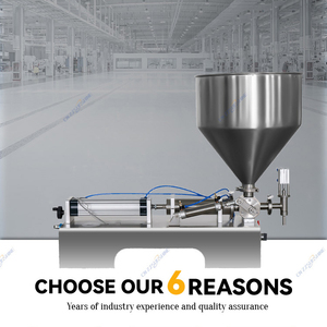 Máquina de llenado de pasta semiautomática cosmética de salsa de miel cuantitativa - Product Image 4