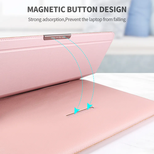 Lederen Laptophoes Dames Zakelijk Voor Macbook Air M3 M2 14 15 16Inch Hoesje Hoesje Power Packs Muis Packs - Product Image 3