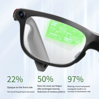 Lunettes intelligentes AR INMO GO3 Crystal Version avec traduction IA, affichage, téléprompteur vocal et fonction de prise de vue