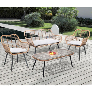 <span class=keywords><strong>Canapé</strong></span> <span class=keywords><strong>en</strong></span> rotin et <span class=keywords><strong>osier</strong></span> 3 places d'extérieur haut <span class=keywords><strong>de</strong></span> gamme ensemble <span class=keywords><strong>de</strong></span> meubles <span class=keywords><strong>de</strong></span> patio canapés <span class=keywords><strong>de</strong></span> jardin avec coussin confortable - Product Image 2