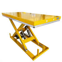 Table élévatrice à ciseaux pour l'alimentation précise des pièces sur grande table de fraisage CNC