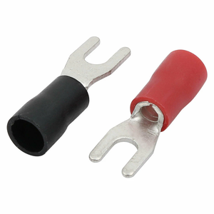Connecteur de câblage électrique à sertir nu pour presse à froid, type fourche, pour fils nus, fourches de câblage UT0.5~UT16, 22-6AWG 0.5-16mm² - Product Image 5