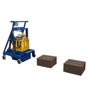 Satılık taşınabilir beton blok yapma makinesi