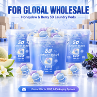 UPO Lifestyle 5D Laundry Pods Aroma Honeydew Berry 180pcs/2.16kg Untuk Mesin Cuci Otomatis Deterjen Pod Pembersih Mendalam