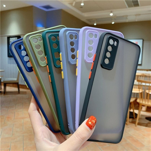 Funda de teléfono transparente mate para Huawei P40 Pro P30, protección de cámara, funda suave transparente para Huawei <span class=keywords><strong>honor</strong></span> 9a 9 a <span class=keywords><strong>a9</strong></span> - Product Image 1
