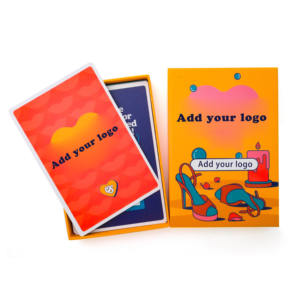 Jeu <span class=keywords><strong>de</strong></span> cartes <span class=keywords><strong>de</strong></span> <span class=keywords><strong>nuit</strong></span> pour filles personnalisé avec impression <span class=keywords><strong>de</strong></span> commerce Jeu <span class=keywords><strong>de</strong></span> société Dating Drink Party Cartes à jouer 4 jeux - Product Image 1