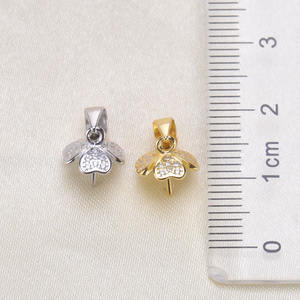 Colgante de Plata S925 para Collar Femenino DIY con Cuentas de 9-11 mm y Soporte Vacío para Accesorios 3333 - Product Image 2