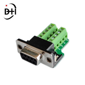 Terminales de Señales <span class=keywords><strong>DB9</strong></span> COM <span class=keywords><strong>RS232</strong></span> sin Transferencia, Conector Macho Hembra D-sub de 9 Pines - Product Image 4