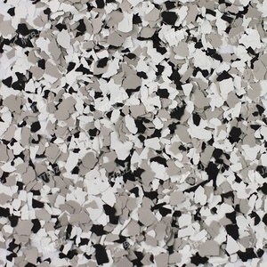 MTBJZJ Paillettes de PVC colorées résistantes à la décoloration pour sols époxy, technologie de coloration avancée, application par pulvérisation, sans dégarnissement ni transfert de couleur, aspect durable - Product Image 1