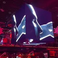 Affichage publicitaire 3D stéréoscopique à LED Écran Magic Cube Système de levage de club Ascenseur Écran LED Éclairage de scène Truss