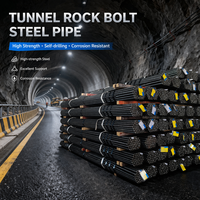 Barre d'ancrage creuse galvanisée T52 T73 T76 T103, type injection, pour pieux de fondation et support au sol - Sinorock