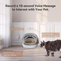 Distributeur de nourriture intelligent Elecpet pour animaux de compagnie avec puce RFID, alimentation programmée et quantitative, nettoyage en profondeur, anti-pincement