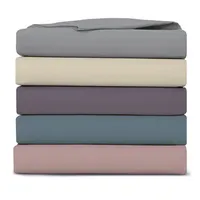 Drap de lit en Polyester, Textile de maison, Double, coton doux, matelassé, taille King, 100%, printemps et été