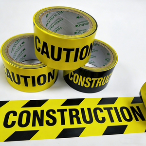 Ruban de signalisation de sécurité jetable en PE haute visibilité, bande de précaution pour le contrôle des foules, impression numérique personnalisable, adhésif - Product Image 4