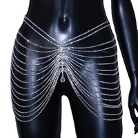 Rantai Pinggang Nama Kustom untuk Wanita, Rantai Huruf Logam Stainless Steel yang Dipersonalisasi, Perhiasan Tubuh Bikini Thong Seksi untuk Pesta