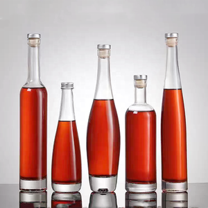 Bouteilles en verre de 375 ml 50 cl avec bouchon en liège pour vodka gin <span class=keywords><strong>rhum</strong></span> whisky tequila - Product Image 5