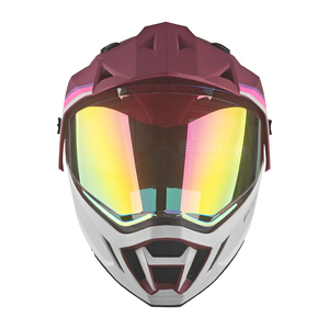 <span class=keywords><strong>Casque</strong></span> de <span class=keywords><strong>moto</strong></span> <span class=keywords><strong>cross</strong></span> rose intégral en ABS à double visière pour femmes, tout-terrain, certifié DOT, OEM/ODM LVCOOL LV226 - Product Image 6