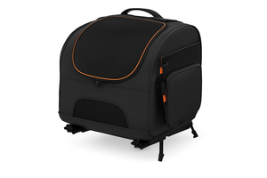 Örgü pencere, ayarlanabilir askıları ve yansıtıcı aksan ile büyük köpekler için dayanıklı su geçirmez motosiklet evcil hayvan taşıyıcı - Product Image 6