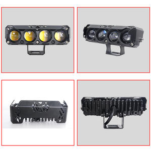 Venta al por Mayor de Faros Antiniebla para Motocicleta con 4 LED, Bombilla 4SMD, Luces de Conducción Blancas y Amarillas, 4 Lentes, Modelo de Faros Delanteros para Motocicleta - Product Image 3