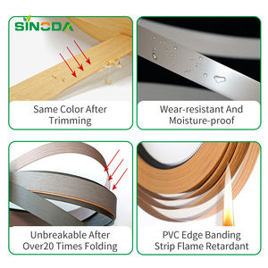 Cinta de Borde de PVC de Reparació<span class=keywords><strong>n</strong></span> Rápida, Autoadhesiva, Unió<span class=keywords><strong>n</strong></span> Instantánea para Carpintería, Gabinetes, Melamina, Metal, Sin Necesidad de Equipo Especial - Product Image 3