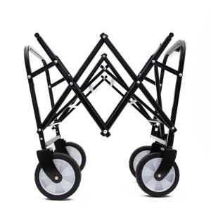 DB Minimeetall Heavy Duty Collapsible Foldable Wagon <b>Cart</b> Multi-Use <b>Beach</b> Utility & Grocery <b>Cart</b> Portable Folding Wagon - Product Image 2